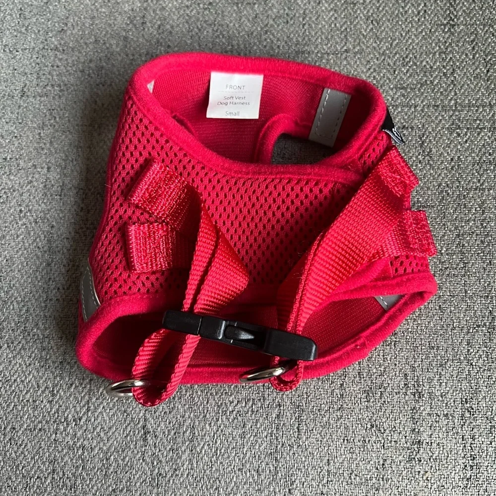 Red dog harness